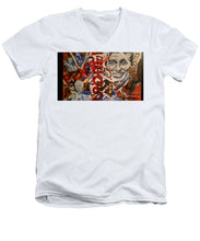 Load image into Gallery viewer, Oiler's Hockey - Men's V-Neck T-Shirt